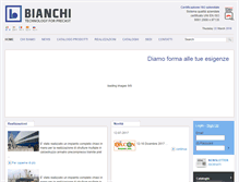 Tablet Screenshot of bianchicasseforme.it